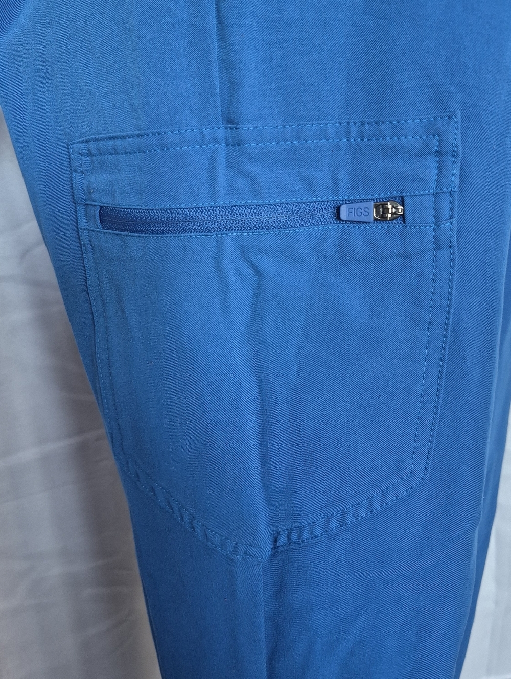 Figs Zamora Jogger Scrub Pants Sz Small Blue Style#W18SZ2005 Nurse Medical - Picture 4 of 13
